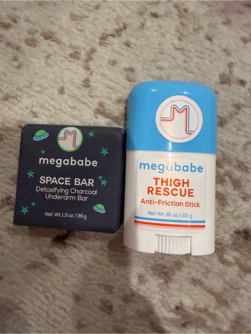 Megababe space bar and thigh rescue set